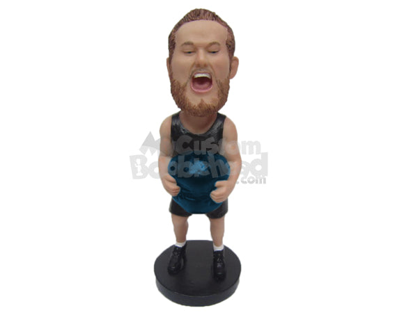 Male Weightlifter Trying His Best to Lift the Heavy Weight Personalized Bobblehead Male Weightlifter Trying His Best to Lift the Heavy Weight Personalized Bobblehead
